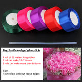 Ribbon handmade diy material satin ribbon color ribbon silk ribbon webbing wedding cake decoration gift wrapping tape, width 4cm